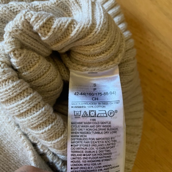 GAP // Ribbed Cotton Cardigan Set in Moonstone - Picture 10 of 15